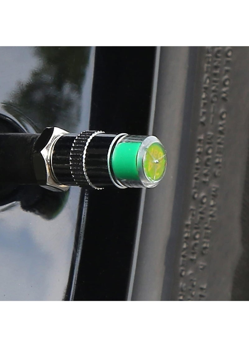 Oasisgalore 12Pcs 2.4Bar 36PSI Car tire Pressure Monitor Valve stem Caps Sensor Indicator with 3-Color Eye Alert  - Image 5