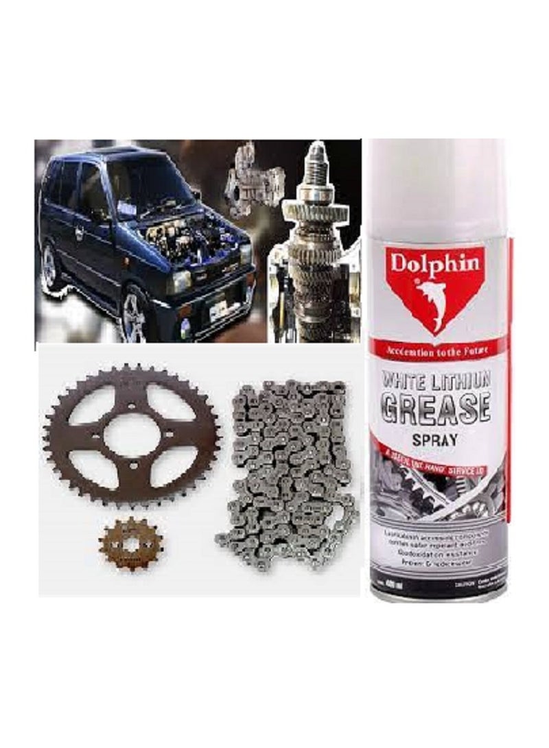 Dolphin Ma Fra Dolphin White Lithium Grease Spray 400ml x 6 - Image 2