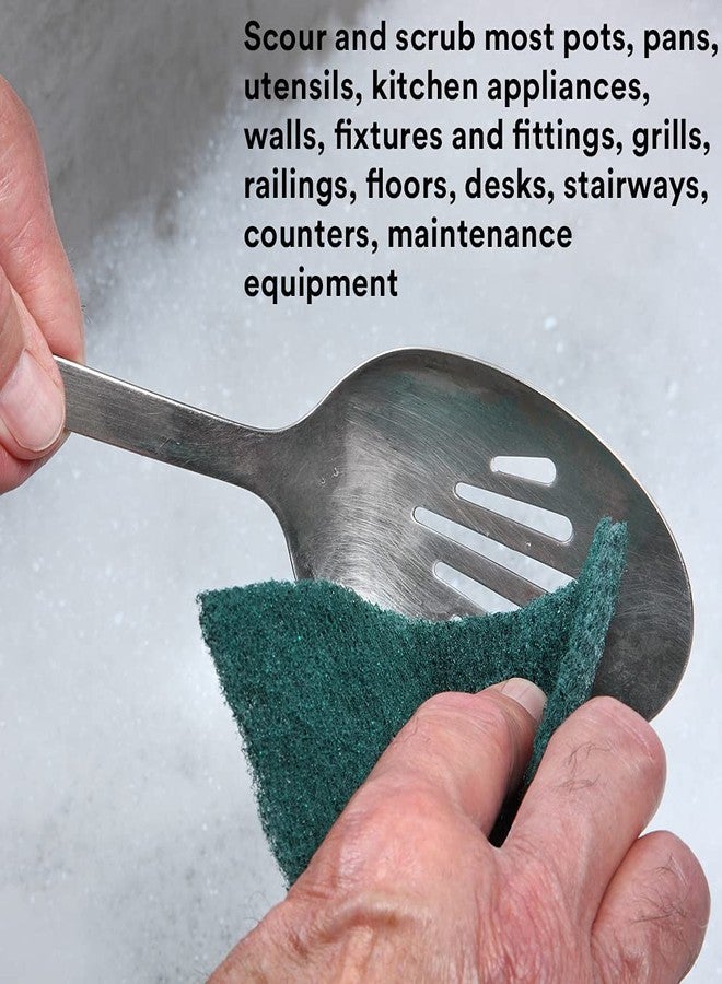 3M Scouring Pad 96-20, 20 Pads, 6” x 9”, General Purpose Cleaning, Food Safe, Non-Rusting - Image 3