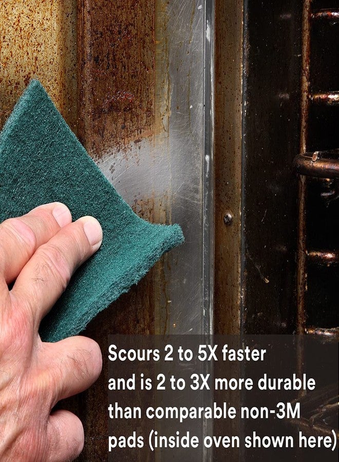 3M Scouring Pad 96-20, 20 Pads, 6” x 9”, General Purpose Cleaning, Food Safe, Non-Rusting - Image 4