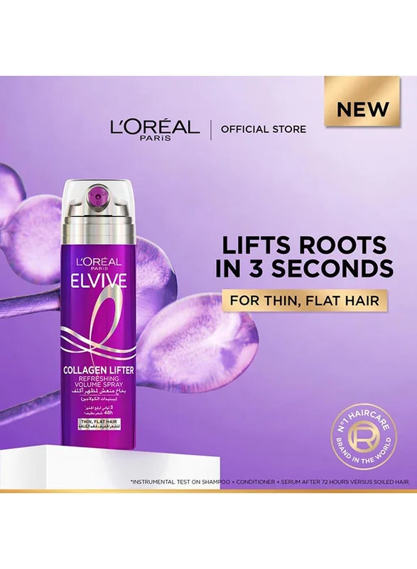 L'oreal Paris L’Oréal Paris Elvive Collagen Lifter Big Hair Day Refreshing Volume Spray, 200ml
