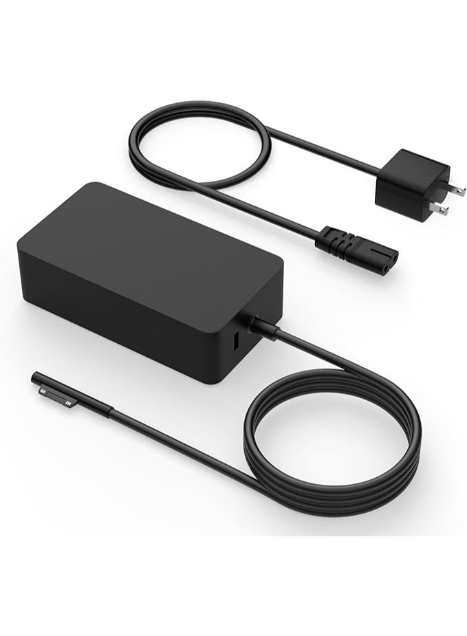 Terabyte Surface Pro Charger 65W Fit for Microsoft Surface Pro 3/4/5/6/7/8/X, Surface Book Laptop/Tablet, fit Model 1706 1800 1625 Power Supply, Work with 65W-44W-36W-24W - Image 1