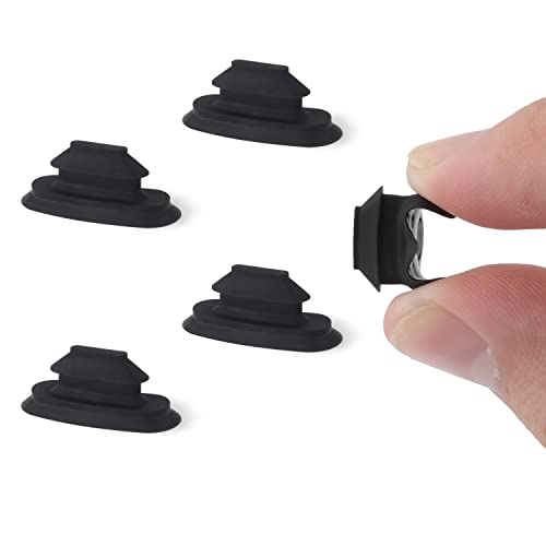 SAVITA 4pcs Replacement Part for Contigo West Loop, Autoseal Travel Coffee Mug Lid Replacement Rubber Lid Stopper Coffee Mug Stopper Travel Mug Accessories for Contigo Tumbler (Black) - Image 4