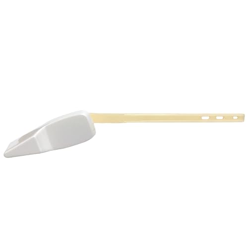 Mansfield 40 Left-Hand Front Mount Toilet Tank Lever - Compact 7-Inch ABS Arm - Fits Models 11, 21, 26, 160, 161, 165, 170, 171, 175, 180, 190 – White Plastic Handle - Image 4