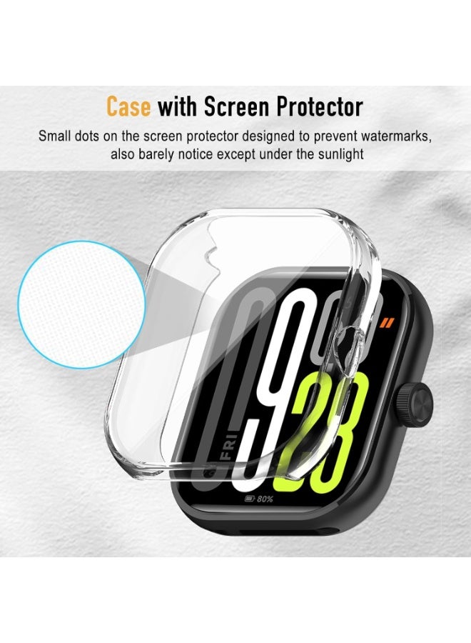 Cover Compatible with Amazfit Bip 6, Full Protection in Soft TPU, Shockproof and Anti-Drop, with Amazfit Bip 6 (Transparent) - Image 3