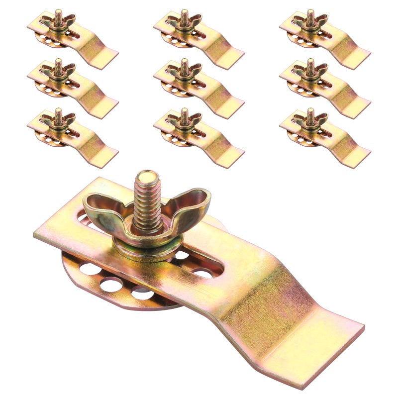 Arcora Undermount Sink Clips 10 Pack: Premium Sink Brackets & Sink Mounting Kit, Sink Installation Hardware Clips for Kitchen, Bathroom, Countertop Vanity Sink Supports - Image 1