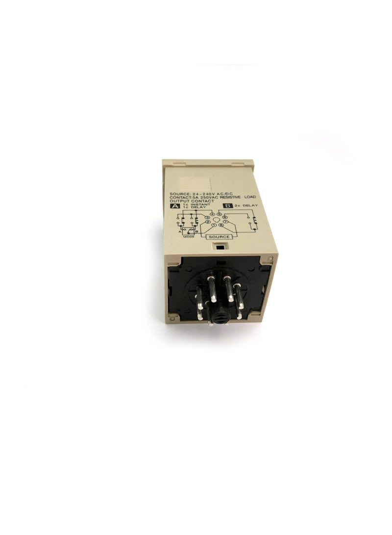 8 Pin Timer Multi Range Din Rail Mount 24-240V AC/DC TM48S Auspicious  - Image 2