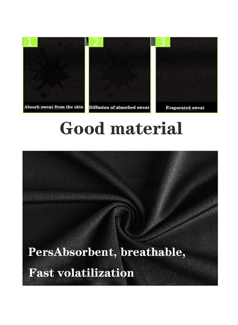 NIBEMINENT ملابس رياضية للرجال للركض واللياقة البدنية سريعة الجفاف وقابلة للتنفس مجموعة بدلة التمرين - Image 3