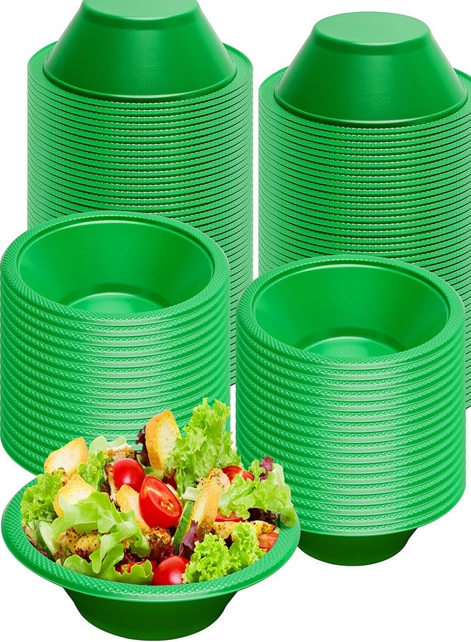 Wehhbtye 80 Pcs St.Patrick's Day Plastic Bowls, Disposable Irish Party Salad Bowls, 12oz Green Serving Bowl Food Supplies for St.Patrick Themed Events Favor Outdoor Picnic Festival Celebration - Image 1
