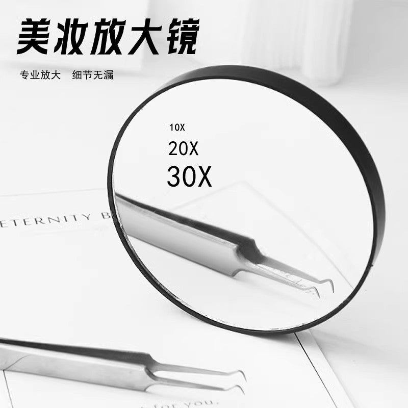 Source Manufacturer 10X20X30X Magnifying Cosmetic Mirror Bathroom Suction Cup Shaving Blackhead Suction Round Small Mirror - Image 5