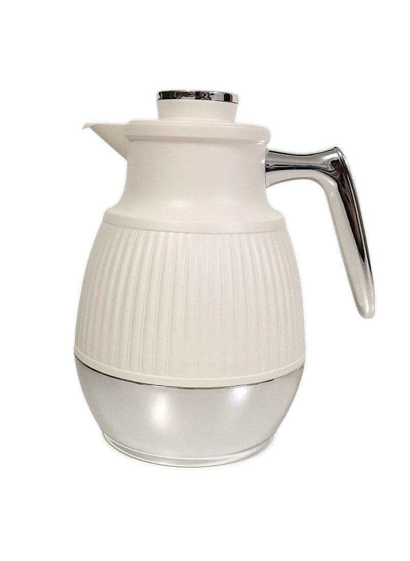 Rema - Attractive Coffee and Tea Fridge Thermos Set with Elegant Design Silver 1L + 0.5L - Image 1