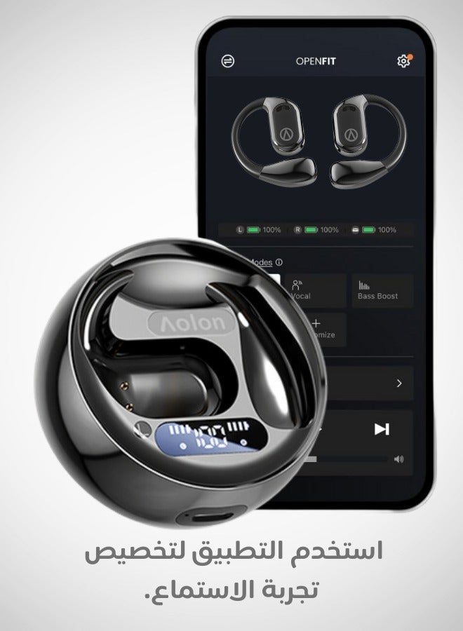 أولون سماعات Aolon Open Fit 2 – راحة مثالية، صوت نقي، وعزل ضوضاء متقدم! - Image 5