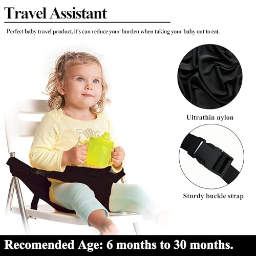 MISSEIAR Baby Harness Seat for High Chair, Portable Feeding Seat Belt, Toddler Seat Belt, Baby Booster Harness Belt for Restaurant Shopping Cart Travel - Image 3