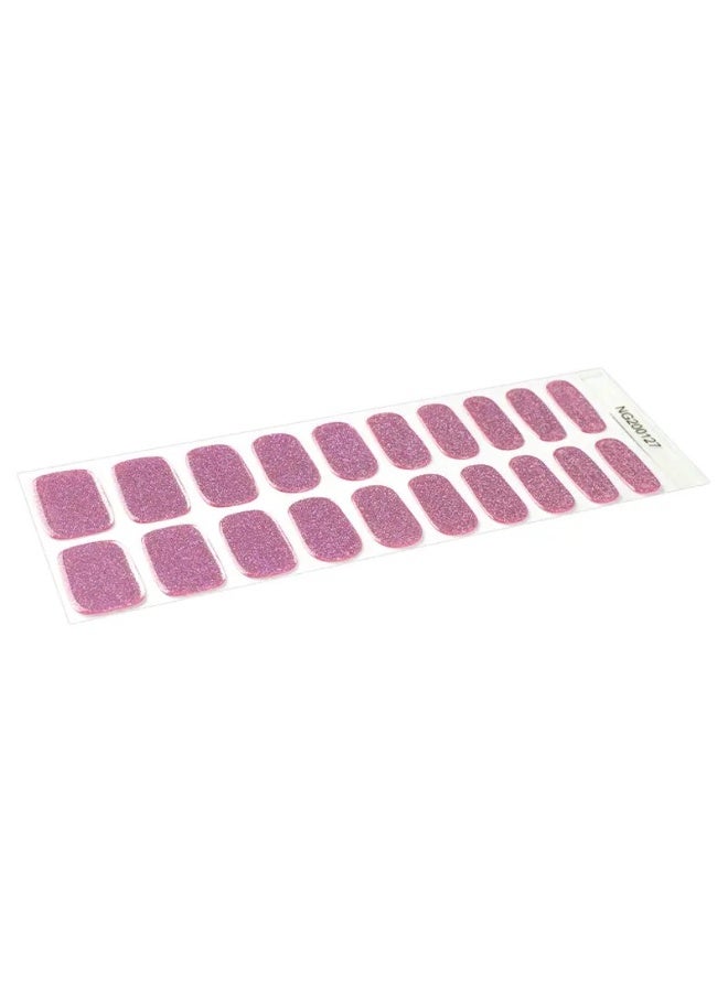Semi-Cured Gel Nail Wraps – Salon Quality Manicure – 20 Strips + File + Wooden Stick – Easy Apply & Remove - Image 5