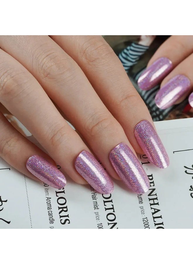 Semi-Cured Gel Nail Wraps – Salon Quality Manicure – 20 Strips + File + Wooden Stick – Easy Apply & Remove - Image 1