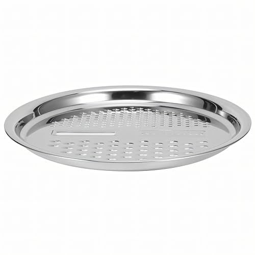 EVK® German Multifunctional Stainless Steel Basin 3 in 1 Colander Basin Mixing Bowl Set Salad Maker Strainer Bowl with Drain Basket Fruit Vegetable Cutter Grater - Image 4