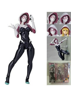 General Spider Gwen Hands-On Office Figure Model Anime Character Spider-Man PVC Painted Action Figure (7 Inch Scale)  - Image 5