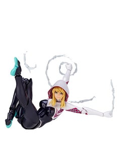 General Spider Gwen Hands-On Office Figure Model Anime Character Spider-Man PVC Painted Action Figure (7 Inch Scale)  - Image 3