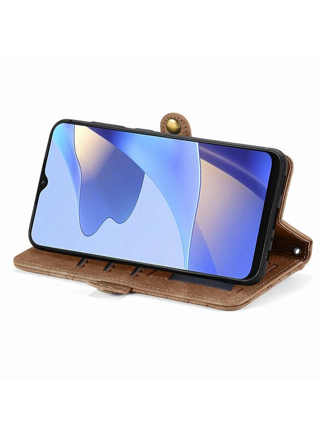 S-TOP Case For OPPO Reno8 Pro+ 5G Geometric Zipper Wallet Side Buckle Leather Phone Case - Image 4