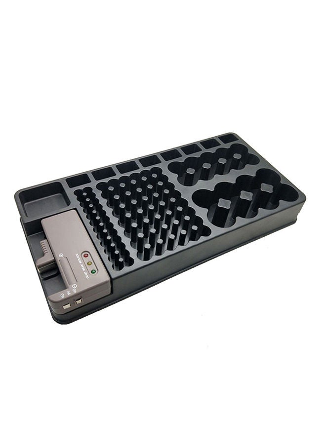 NIBEMINENT Portable Cell Organizer Black 35x5x18centimeter  - Image 1