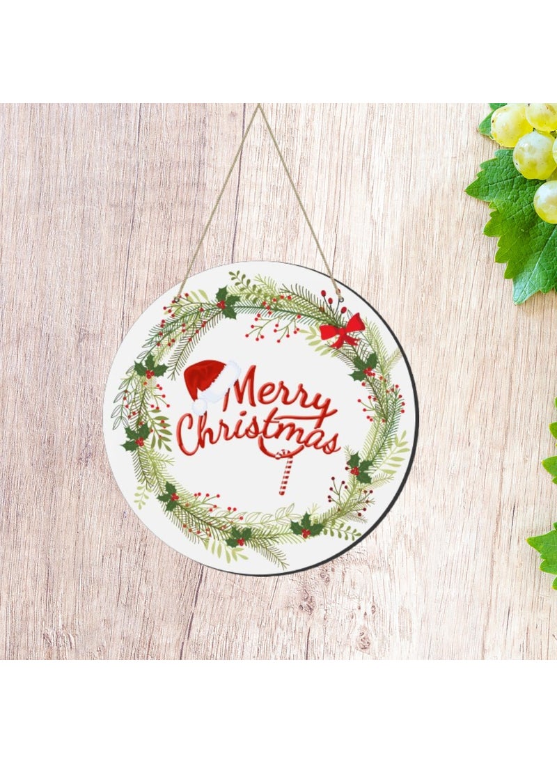 Webelkart Webelkart Merry Christmas Door Hanging for Christmas Decorations,Wall Hanging for Home - Santa with Gifts Christmas Items Wall Hanging (3)  - Image 2