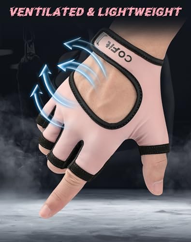 COFIT Breathable Workout Gloves, Antislip Weight Lifting Gym Gloves for Men Women, Superior Grip & Palm Protection for Weightlifting, Fitness, Exercise, Training - Image 2