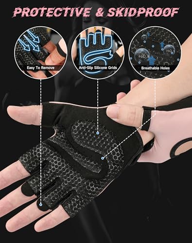 COFIT Breathable Workout Gloves, Antislip Weight Lifting Gym Gloves for Men Women, Superior Grip & Palm Protection for Weightlifting, Fitness, Exercise, Training - Image 3