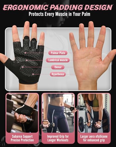 COFIT Breathable Workout Gloves, Antislip Weight Lifting Gym Gloves for Men Women, Superior Grip & Palm Protection for Weightlifting, Fitness, Exercise, Training - Image 4