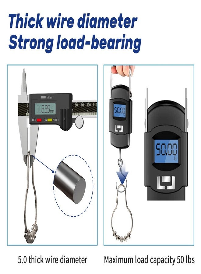 BRIOFOX حلقات وخطافات ستارة الحمام من بريوفوكس، خطافات قضيب ستارة حمام مقاومة للصدأ مصنوعة من الفولاذ المقاوم للصدأ 304 - مجموعة من 12 قطعة - Image 3