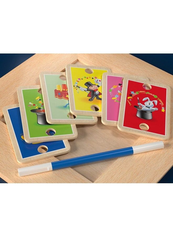 Marvin's Magic - Treasured Magic Tricks ; Wooden Deluxe Magic Tricks Set For Kids ; Includes Vanishing Rabbit Illusion Amazing Rising Cards + More - Image 1