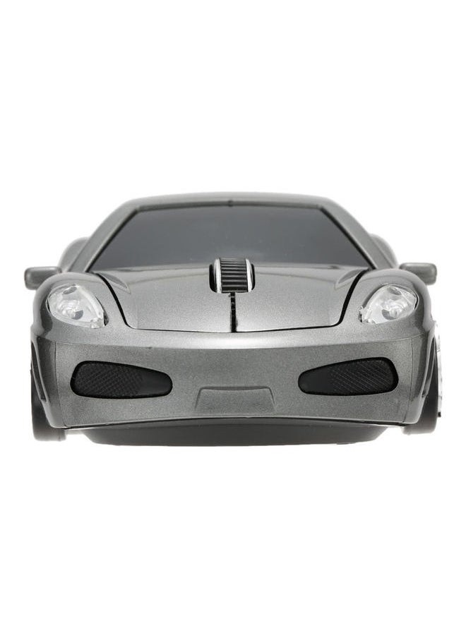 NIBEMINENT Wireless Racing Car Shaped Optical USB Mouse Gray/Black  - Image 3