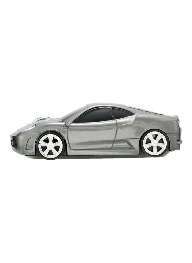 NIBEMINENT Wireless Racing Car Shaped Optical USB Mouse Gray/Black  - Image 4