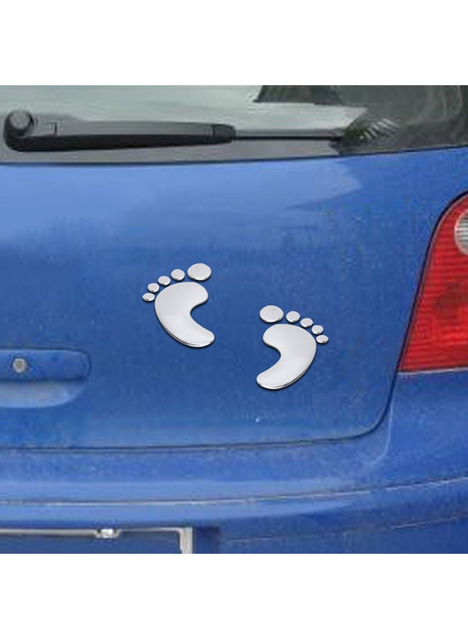 NIBEMINENT A Pair 3D Soft Rubber Car Sticker - Image 3