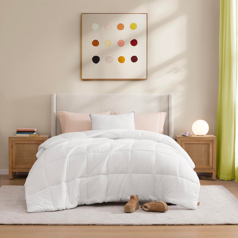 UGG Standard Bed Pillow â€“ Plush Down Alternative Pillow, Soft & Breathable Medium Firm Sleeping Pillows, Premium Luxury Home Decor Hypoallergenic Pillow for Bed, White, 18â€ x 26â€ (Devon) - Image 5
