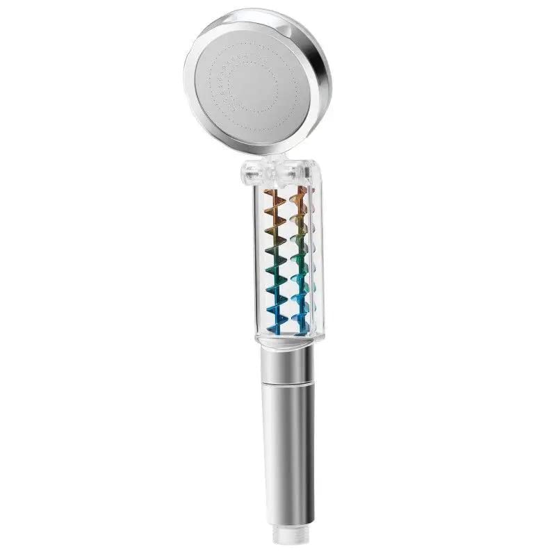 bosig bosig Handheld Shower Head High PowerPressure Turbo Fan Shower Head with Filter and Pause Switch Easy Install Turbocharged Shower Head 360 Degrees Rotating - Image 1