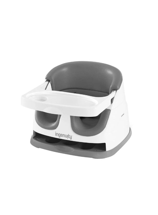 إنجنيونتي كرسي اطعام و مقعد للأطفال 2 في 1 - رصاصي - 11576 - Image 1