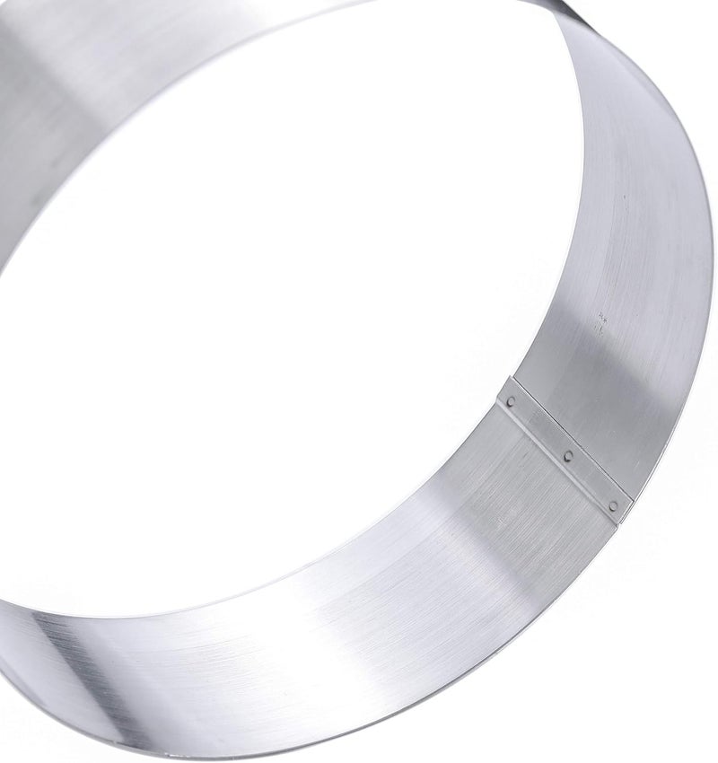 Maykito Large Round Cake Ring Set-4/6/8 Inch Biscuit Cutter Stainless Steel Circle Pancake Mold English Muffin Ring - Image 4