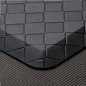 NILKANTH Foam Anti Fatigue Kitchen Rugs Thick Cushioned Kitchen Floor Mat Carpets Heavy Duty Comfort Standing Mat Waterproof Non Slip Kitchen Runner Rug Black 18 X 30 - Image 2