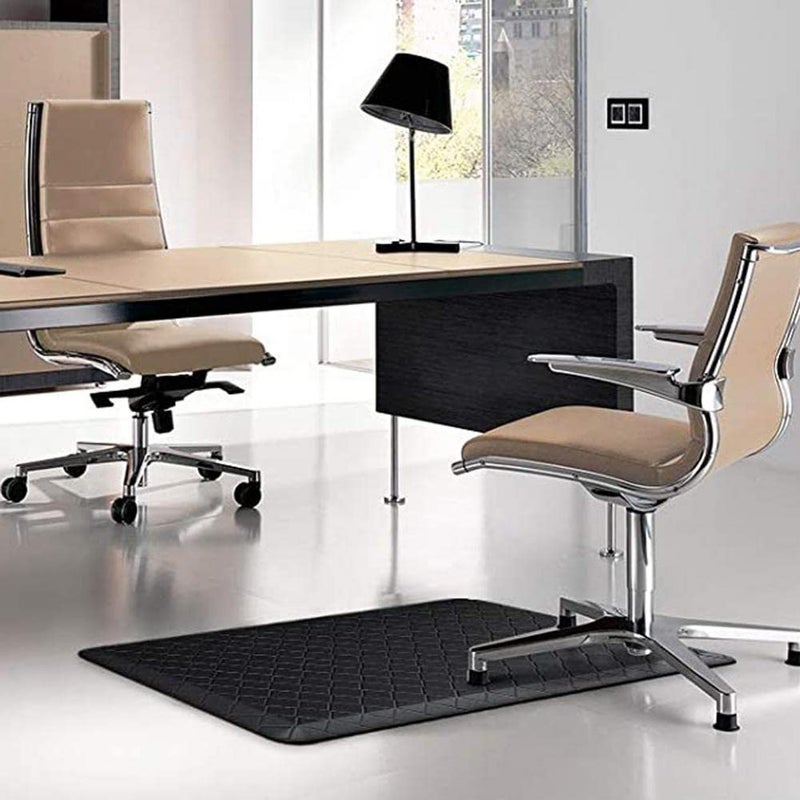 NILKANTH Foam Anti Fatigue Kitchen Rugs Thick Cushioned Kitchen Floor Mat Carpets Heavy Duty Comfort Standing Mat Waterproof Non Slip Kitchen Runner Rug Black 18 X 30 - Image 4