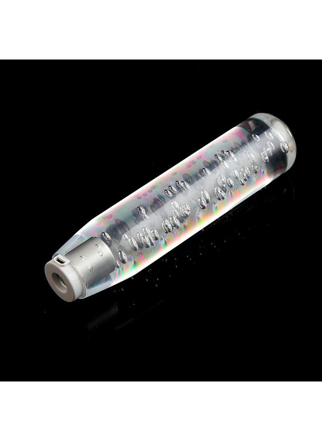 Generic - LED Light RGB Shift Knob Stick Crystal Transparent Bubble Gear Shifter10cm/15cm/20cm/25cm/30cm，Multicolor Gradient Shift Knob Universal - Image 1