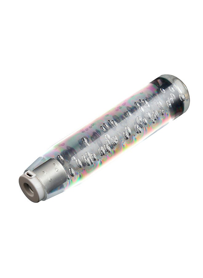 Generic - LED Light RGB Shift Knob Stick Crystal Transparent Bubble Gear Shifter10cm/15cm/20cm/25cm/30cm，Multicolor Gradient Shift Knob Universal - Image 1