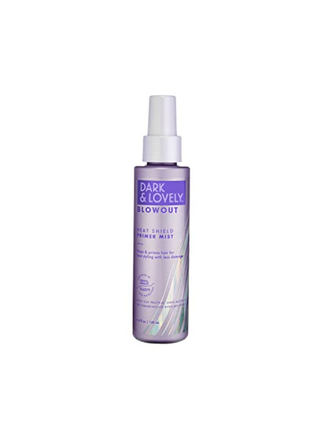 SOFT SHEEN SoftSheenCarson Dark and Lovely Blowout Heat Shield Hair Primer Blow Dry Spray  Heat Protectant with Castor Oil For Curly  All Hair Types 44 fl oz - Image 1