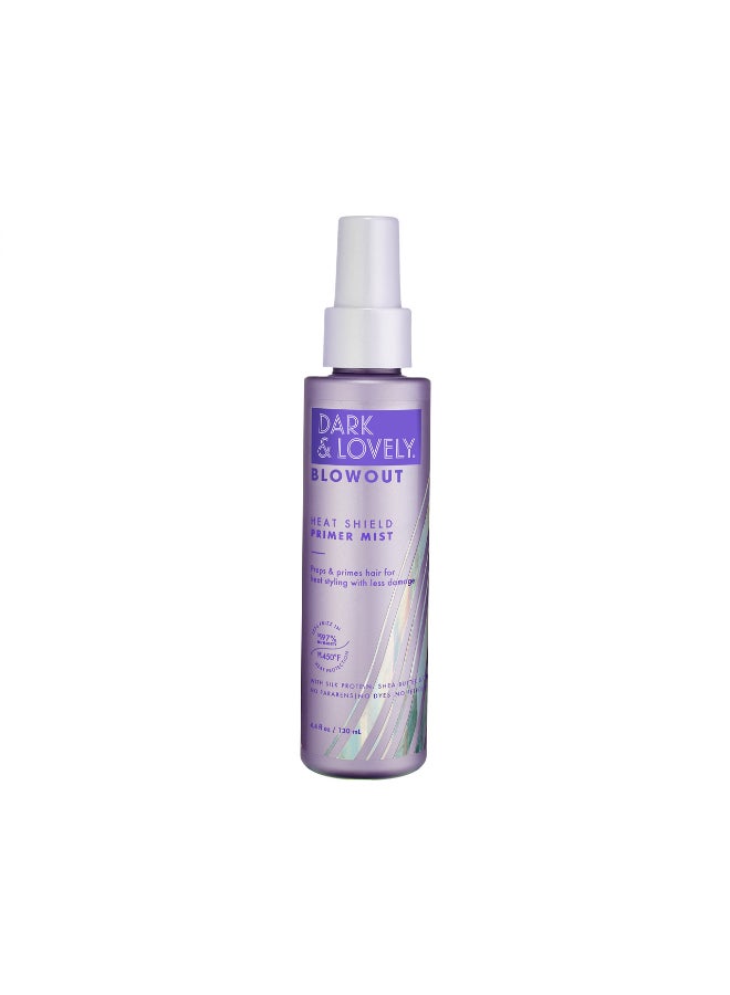 SOFT SHEEN SoftSheenCarson Dark and Lovely Blowout Heat Shield Hair Primer Blow Dry Spray  Heat Protectant with Castor Oil For Curly  All Hair Types 44 fl oz - Image 2