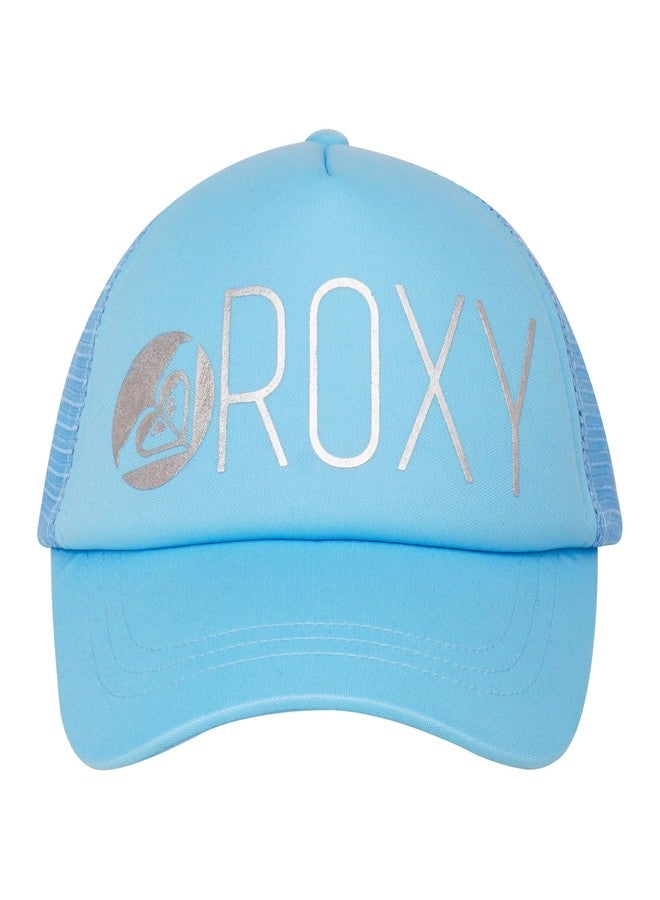 Roxy Girls Trendy Trucker Baseball Hat with Colorful Reggae Town Design, Adjustable Snapback, Breathable Mesh, and Durable Material, Baltic Sea, One Size - Image 5