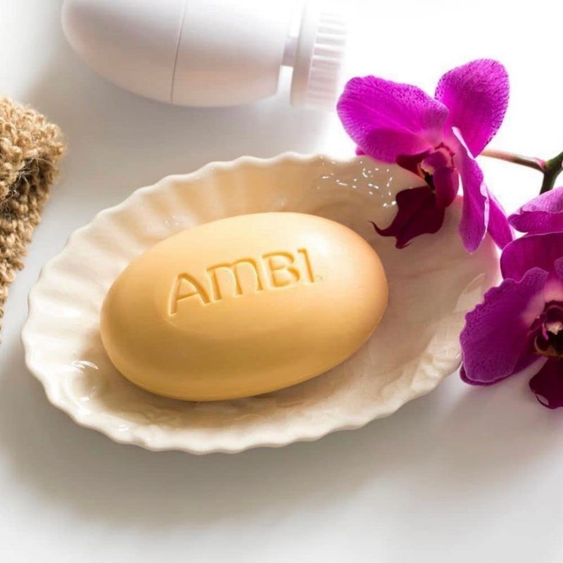 Ambi Cleansing Bar Soap Cocoa Butter 3.5oz (3 Pack) - Image 4