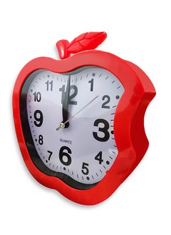 Generic Charming little cartoon alarm clock, cute office decor, special gift, bedroom decor, innovative apple design, cheerful red color, and elegant classic background  - Image 3