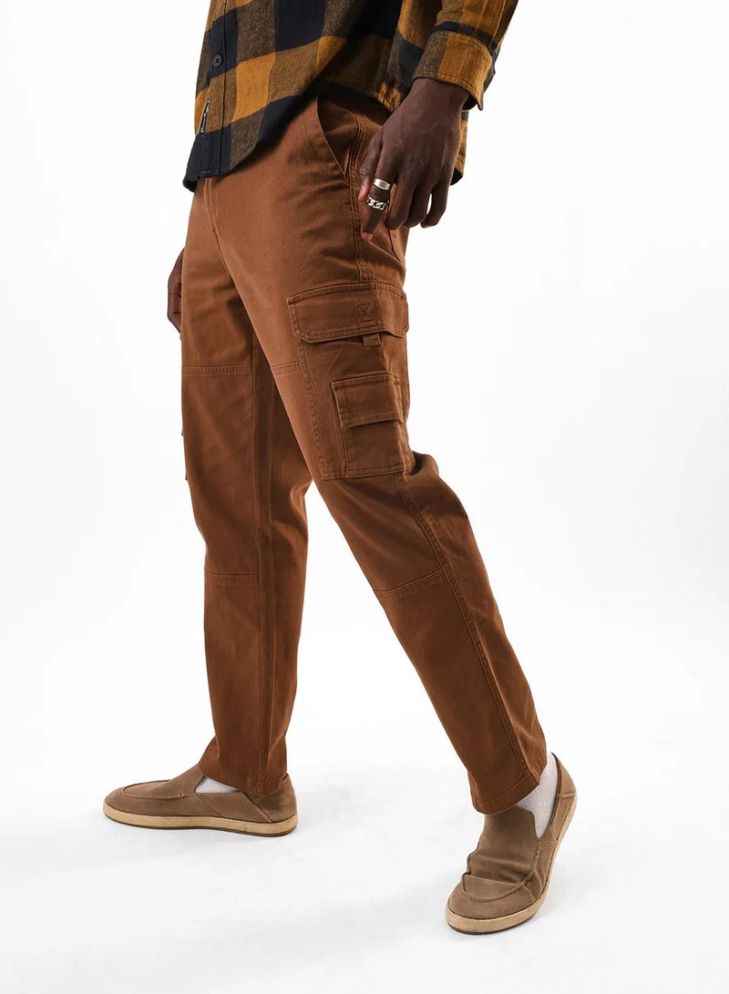 دينيس لينغو بنطلون رجالي قطن مريح بقصة واسعة وجيوب جانبية