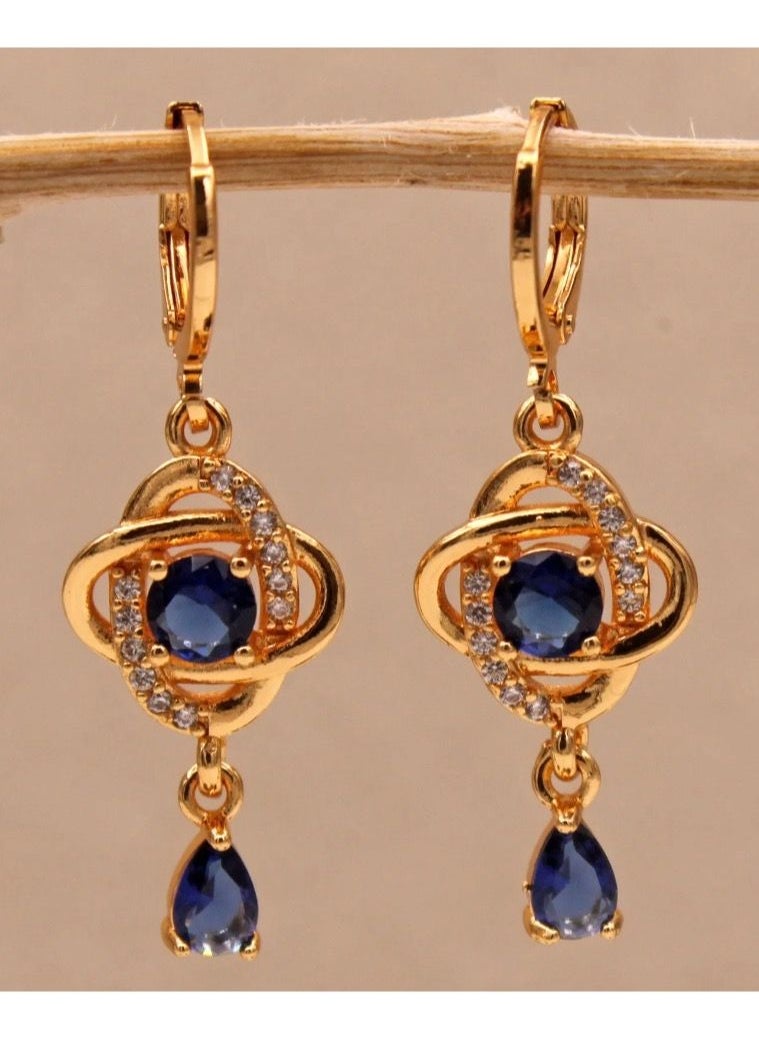 Noon-chi - 18K Gold Plated Earrings Cubic Zircon - Image 1