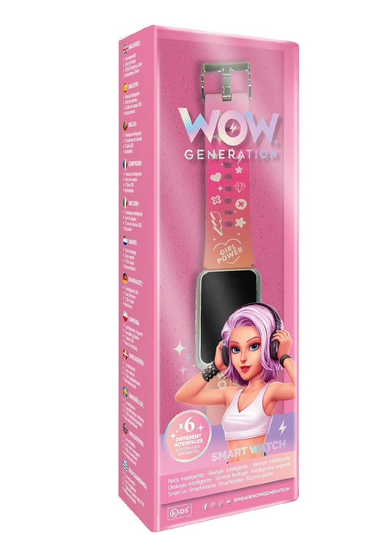 Wow Generation Smart-watch Pink - Image 2