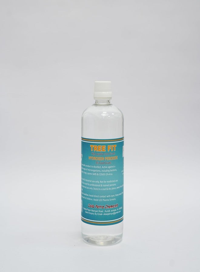 Tree Fit Hydrogen Peroxide 3% w/w FOOD GRADE Pack of 8 | (500 ML X 8 = 4000 ML) - Image 2